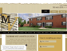 Tablet Screenshot of mayfairvillageapartments.com